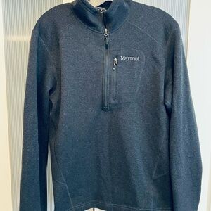 Marmot Men's Charcoal Zip-Up Sweater